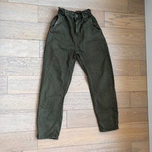 Zara Z1975 Baggy Paperbag Jeans